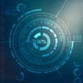 Technology element. Technological background with various technological elements. techno illustration