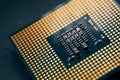 CPU Chip Computer Processor Royalty Free Stock Photo