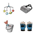 Technology, fishing and other web icon in cartoon style.sport, child icons in set collection.