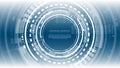 Technology futuristic abstract hardware cyberspace interactive background template copy space vector