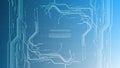 Technology futuristic abstract system cyberspace interactive background template copy space vector