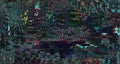Technology glitch background. Computer screen error. Digital pixel noise abstract design.