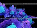 Technology glitch background. Computer screen error. Royalty Free Stock Photo