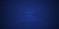 Abstract grid pixel pattern background. Vector illustration element with square, geometric mosaic, texture on dark blue color