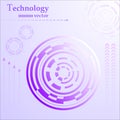 Technology HUD abstract