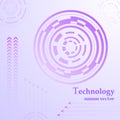 Technology HUD abstract