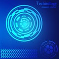 Technology HUD abstract