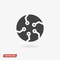 Technology Icon Vector, vector illustion flat design style. Royalty Free Stock Photo