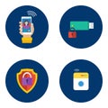 Technology Icons Design Royalty Free Stock Photo