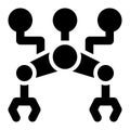 Technology, Industry, Robot Solid Glyph Icon