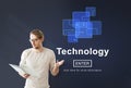 Technology Innovation Digital Evolution Homepage Concept Royalty Free Stock Photo