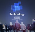 Technology Innovation Digital Evolution Homepage Concept Royalty Free Stock Photo