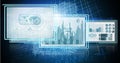 technology interface panels Royalty Free Stock Photo