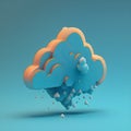 technology of internet of things . big data clouds computing using artificial intelligence AI, climate manipulation