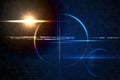 Technology lensflare backdrop Royalty Free Stock Photo