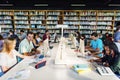 Technology Library Student Learning Concept Royalty Free Stock Photo