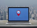 Technology map pointer navigation online concept
