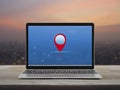 Technology map pointer navigation online concept