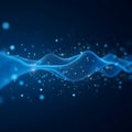 Technology Network Digital Data Flow Artificial Intelligence data analytics processing abstract visualization concept background