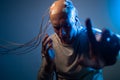 Technology-related hazards, human species change, evolution, and horrors.