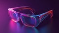 technology rotating AR glasses Royalty Free Stock Photo
