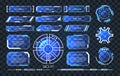 Technology sci fi ui Royalty Free Stock Photo