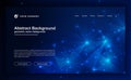 Technology, science, futuristic background for website designs. Abstract, modern background for your landing page design.