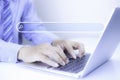 Technology Search Engine Optimization Concept . Businessman click Internet Data Search Engine. Internet browsing Information