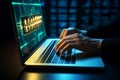 Technology security system and prevent hacker concept Royalty Free Stock Photo