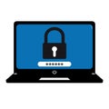 Technology Security Systems - Editable Computer Vector Illustration