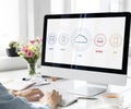 Technology Storage Cloud Networking Connection Concept