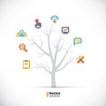 Technology tree, business and branching paths.