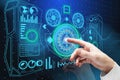 Technology, user and innovation concept