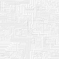 Vector light gray circuit board pattern