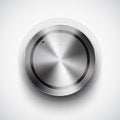 Technology volume button with metal texture Royalty Free Stock Photo