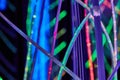 Technology wires of neon LED lights with multiple colors