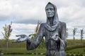 GUSEV, RUSSIA - JUNE 12, 2016: Fragment of the sculptural composition of Mikhail Shemyakin