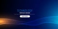 Techology particle mesh background design Royalty Free Stock Photo