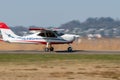 Tecnam P2008JC airplane in Wangen-Lachen in Switzerland Royalty Free Stock Photo