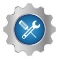 tecnical repair service emblem icon Royalty Free Stock Photo