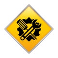 tecnical repair service emblem icon Royalty Free Stock Photo