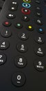 Tecnology -A black Remote control for television