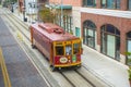 TECO Line Streetcar in Tampa, Florida, USA Royalty Free Stock Photo