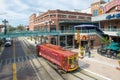 TECO Line Streetcar in Tampa, Florida, USA Royalty Free Stock Photo