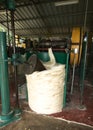 Traditional method of obtaining thread from the henequen plant