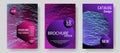 Tect newsletter cover templates. Pink blue purple synthwave textures.