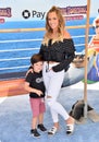 Teddi Mellencamp & Son Royalty Free Stock Photo