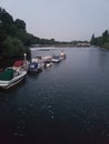 Teddington Lock Royalty Free Stock Photo