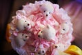 Teddy bear bouquet Royalty Free Stock Photo