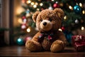 Teddy Bear Christmas Royalty Free Stock Photo